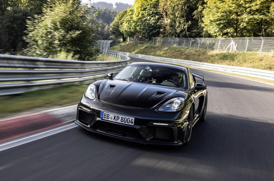 The Porsche Cayman GT4 RS broke the Nurburgring record